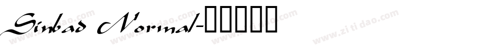 Sinbad Normal字体转换